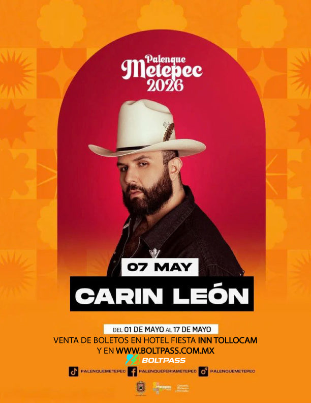 CARÍN LEÓN  - Palenque de San Isidro Metepec 2026
