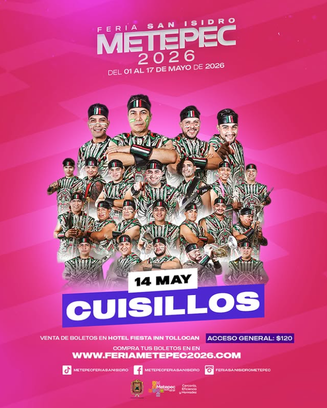 BANDA CUISILLOS - Teatro del Pueblo San Isidro Metepec 2026